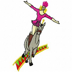 Cirque Embroidery Design 7